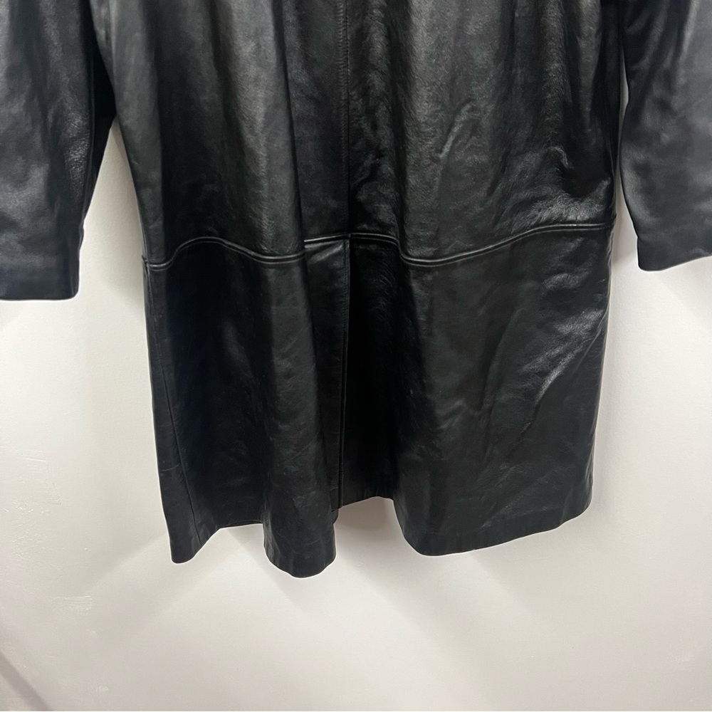Vintage Black Leather Jacket - Picture 10 of 15
